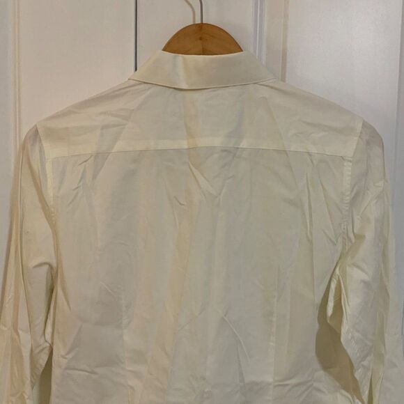 Peck & Peck White Embroidered Button Front Top Size 12 New - Picture 7 of 10